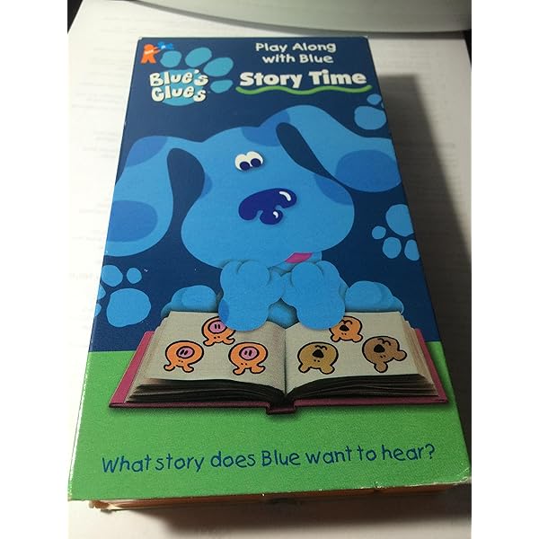 Blue［Times］ VHS Blues Clues-Telling Time With Blue(VHS,2002)TESTED-RARE VINTAGE